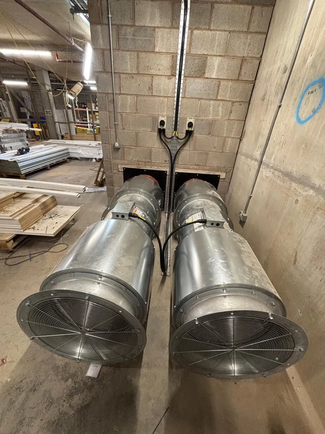 Smoke ventilation install in Salford (2)